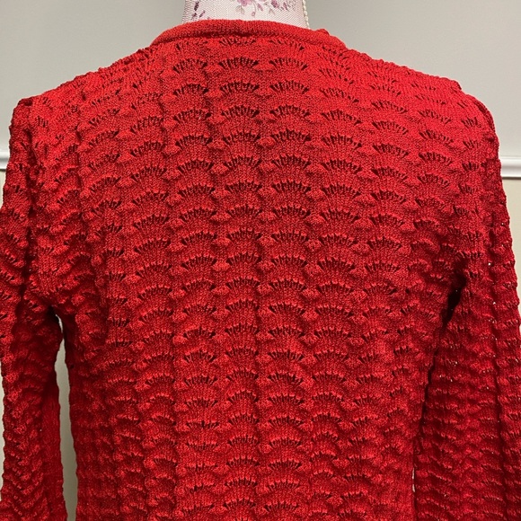 ST. JOHN Twin Set Sweater Set Cardigan and Matching Shell - Picture 14 of 16